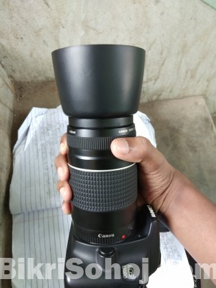 canon 1200d sathe EF 75-300mm zoom lens